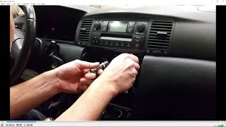 How to changeupgraderemove the radio on a Toyota corolla [upl. by Hana]