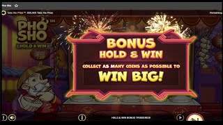 Mega Win BetOnline Pho Sho Slot [upl. by Yadrahs558]