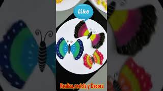 TRANSFORMA Hojas en Mariposas Realistas 🦋✨ DIY Decorativo y Ecológico [upl. by Olegnaid]