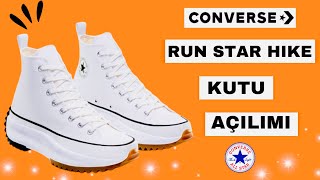 CONVERSE RUN STAR HIKE KUTU AÇILIMI👟 CONVERSE RUN STAR HIKE BOX OPENING 📦 [upl. by Wisnicki]