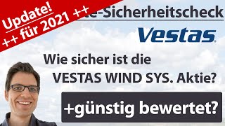 Vestas Wind Systems Aktienanalyse – Update 2021 Wie sicher ist die Aktie günstig bewertet [upl. by Edmunda118]