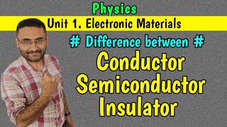 Differences  Conductor Semiconductor Insulator  PHYSICS [upl. by Alded235]