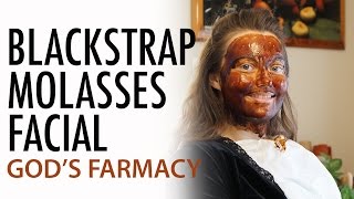 Blackstrap Molasses Facial  GODS FARMACY [upl. by Lazarus]