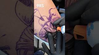 Detailing with 9RS tattoo tattooartist [upl. by Feldstein150]