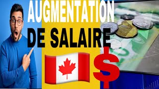 AUGMENTATION DU SALAIRE MINIMUM 🇨🇦 4 PROVINCES SONT CONCERNÉES [upl. by Paik]