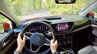 2022 Volkswagen Taos 15T SEL AWD  POV First Impressions [upl. by Oppen235]