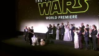 Weltpremiere quotStar Wars  das Erwachen der Machtquot in Los Angeles [upl. by Letney121]