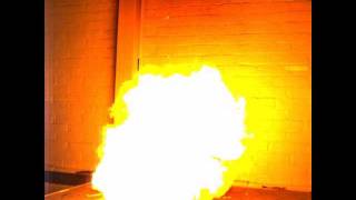 Methane Oxygen Explosion  5000 fps High Speed  10fps playback rate [upl. by Eednyl47]