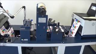 VP700 Colour Label Printer quotin linequot with Scorpio [upl. by Rothschild]