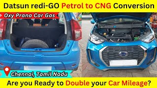 ✅ Datsun rediGO Petrol to CNG Conversion in Tamil [upl. by Nicolau]