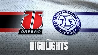 Örebro vs Leksand  29 okt 2024  Highlights [upl. by Llehcar187]