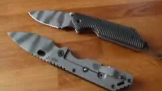 Strider Knives  Framelock AR vs Linerlock AR [upl. by Xenia]