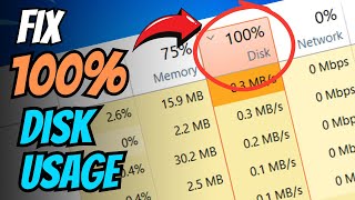 FIX 100 DISK USAGE in 5 Minutes Windows 1011 2024 [upl. by Ackley757]