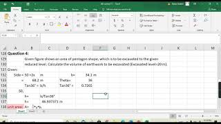 Find Area and Volume by Trapezoidal formula Prismoidal formula Pentagon and Twolevel section [upl. by Nnelg]