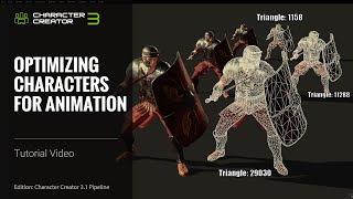 Character Creator 3 Tutorial  Export with InstaLOD  Optimizing Characters for Animation [upl. by Henri422]