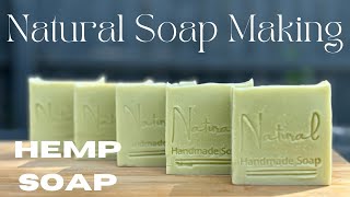 HEMP SOAP  COLD PROCESS [upl. by Kaila]