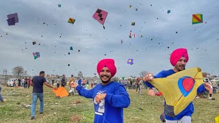 Flying Kites At Vallah MELA 😱 PATANGBAAZI IN GROUND [upl. by Oak]