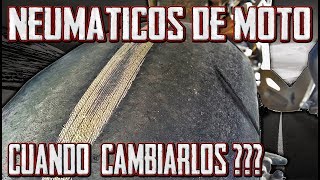 CUANDO CAMBIAR LOS NEUMÁTICOS DE TU MOTO  POR QUE [upl. by Enetsirhc]