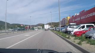 Spain by Road  Catalonia  La Jonquera and the French Border [upl. by Mellar]