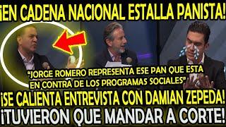 TUVIERON QUE MANDAR A CORTE ESTALL4 DAMIAN ZEPEDA quotJORGE ROMERO NO QUIERE LOS PROGRAMAS SOCIALESquot [upl. by Ybreh267]