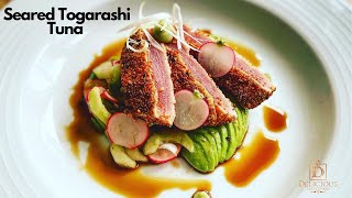 Togarashi Tuna steak recipe  Picked Salad [upl. by Alysoun]