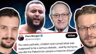 Piers Morgan Calls Mohammed Hijab quotPatheticquot and quotChildishquot after Debate with Alan Dershowitz [upl. by Codi185]