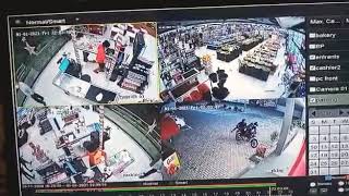 Robbery at Supermarket Wattala  04012021 Cargills Food City Robbery [upl. by Parshall]