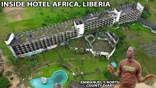 INSIDE THE DESERTED HOTEL AFRICA LIBERIA [upl. by Isyak]