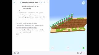 Appending Removed Values  Swift Playgrounds Learn to Code 2 with Explanation [upl. by Isborne]