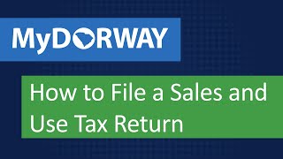 How to File a Sales and Use Tax Return [upl. by Areic]