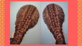 COMO HACER UNA TRENZA DE RAIZ EN ESPIRAL  CON 4 CABOS  ♥ DIANA ROJAS [upl. by Ahsyak]