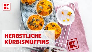 Herbst in der Küche Kürbismuffins I Rezept I Kaufland [upl. by Alana]