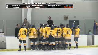 Simsbury High School Boys Varsity Hockey  January 3 2024 [upl. by Gerladina]