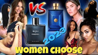 Women Choose Bleu de Chanel EDP vs Versace Dylan Blue 2023 [upl. by Modnar]