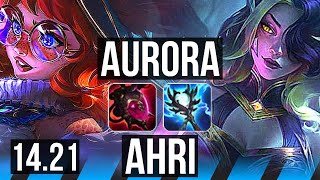 AURORA vs AHRI MID  810  EUW Master  1421 [upl. by Staci]