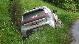 Rallye de Wallonie 2024  CRASH MISTAKES JUMPS  ACTION [upl. by Amund]