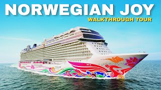 Norwegian Joy  Full Walkthrough Ship Tour amp Review 4K  All Public Spaces Activities amp Restaurants [upl. by Marcile]