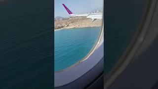 Landing on Heraklion airport 2072023 rwy 27 [upl. by Carrissa]