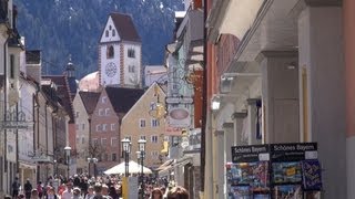 Füssen  East Allgaeu city views  Bavaria HD [upl. by Katheryn569]