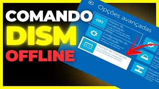 Como executar o comando DISM offline [upl. by Medorra953]