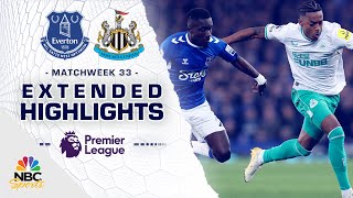 Newcastle v Everton  PREMIER LEAGUE HIGHLIGHTS  4272023  NBC Sports [upl. by Rosemari]