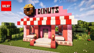 How to build a donut shop in minecraft🍩 [upl. by Talya]