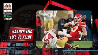 49ers Linebackers Vs Kelce In Man To Man Coverage 49ersrush nfl [upl. by Aynav677]