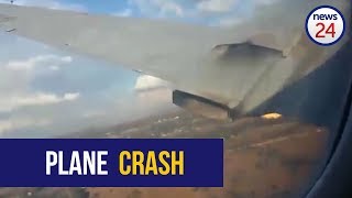 WATCH Dramatic footage apparently shows moment of Wonderboom plane crash [upl. by Annoek]