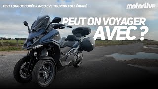 Test Kymco CV3 Touring full équipé [upl. by Atsiuqal]