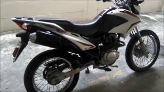 HONDA NXR BROS 150 ESD 2014 BRANCA  MOUSE XJ [upl. by Yewed]