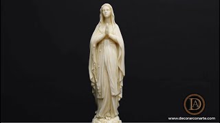 Estatua de la Virgen de Lourdes 41 cm [upl. by Ojillib]