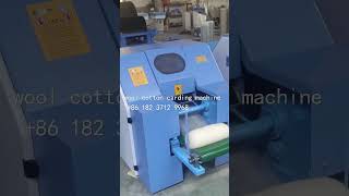 sheep wool fiber combing carding machine chemical fabric cotton carder comber machine [upl. by Farwell]