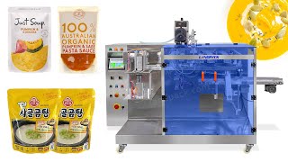 ReadyToEat Food Chicken Soup Doypack Automatic Horizontal Retort Pouch Packaging Machine [upl. by Defant]