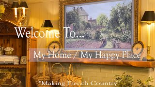 INSPIRING FRENCH COUNTRY DECORATING  CURATING WITH VINTAGE AND NEW DECOR ITEMS [upl. by Selden433]